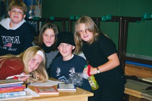 �ystein Opedal, Karina Marie Nilsen, Isabel Knutsen, Torbj�rn Bj�rkheim og Malin Knutsen