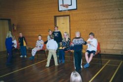 Avslutning av leseprosjekt med overnatting p� skolen